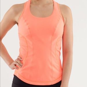 Lululemon Cardio Kick Tank in Pop Orange